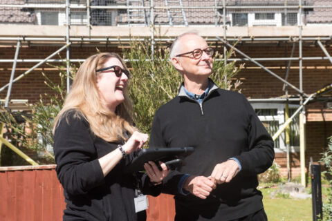 condition survey tour with Mark Washer_ Christchurch_ May 25_ Hugh Nutt